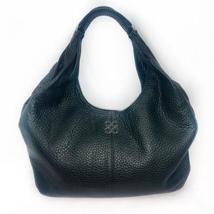 Coach Black Pebbled Leather Hobo